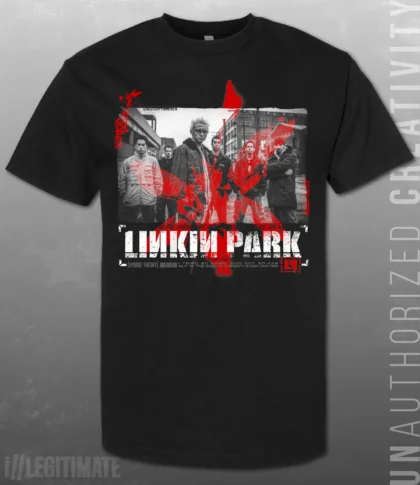 Linkin Park Hybrid Theory Soldier Vintage Black T-Shirt